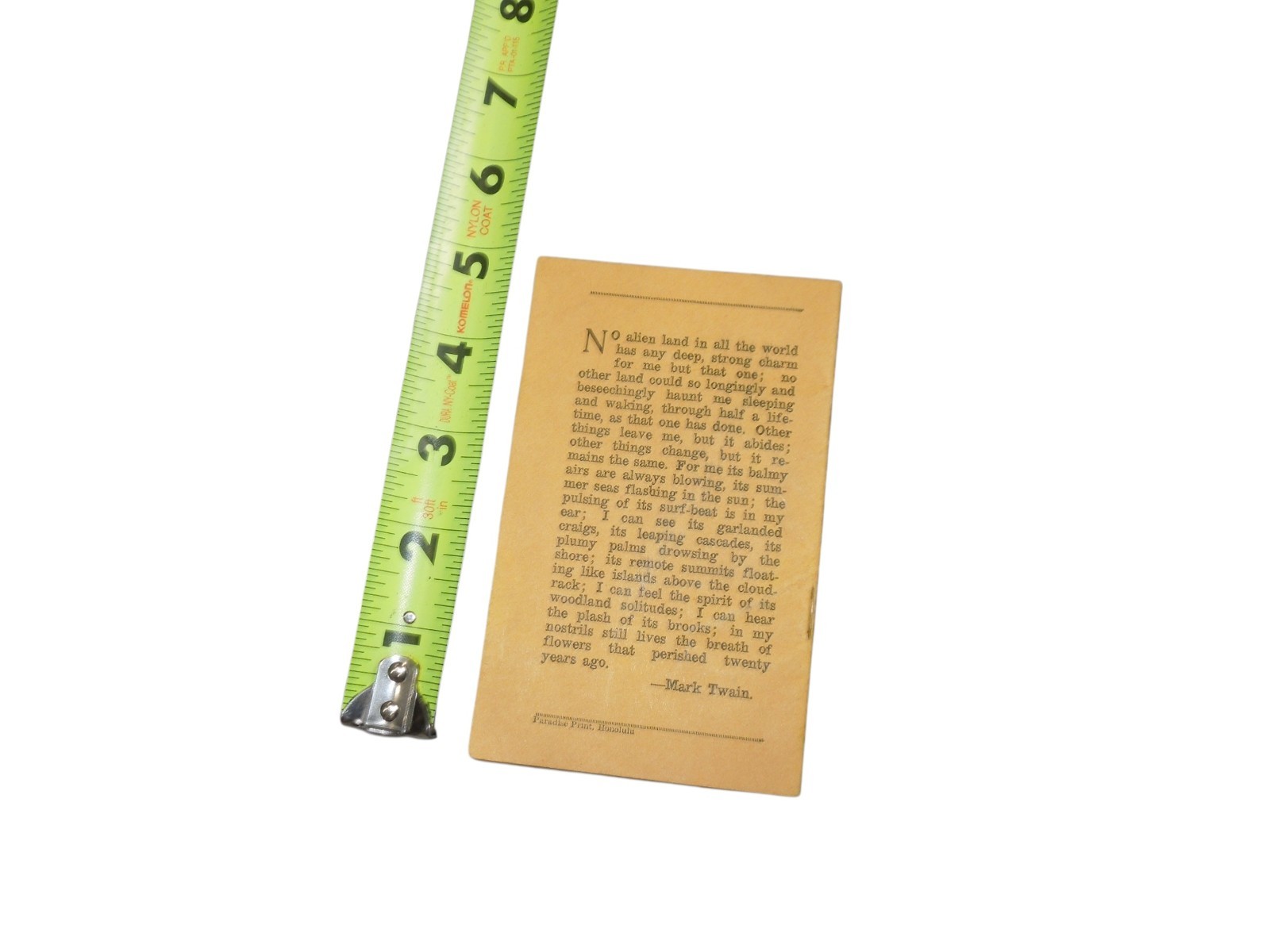 Original WWI 1919 A Month in Honolulu HAWAII Diary Book Q6