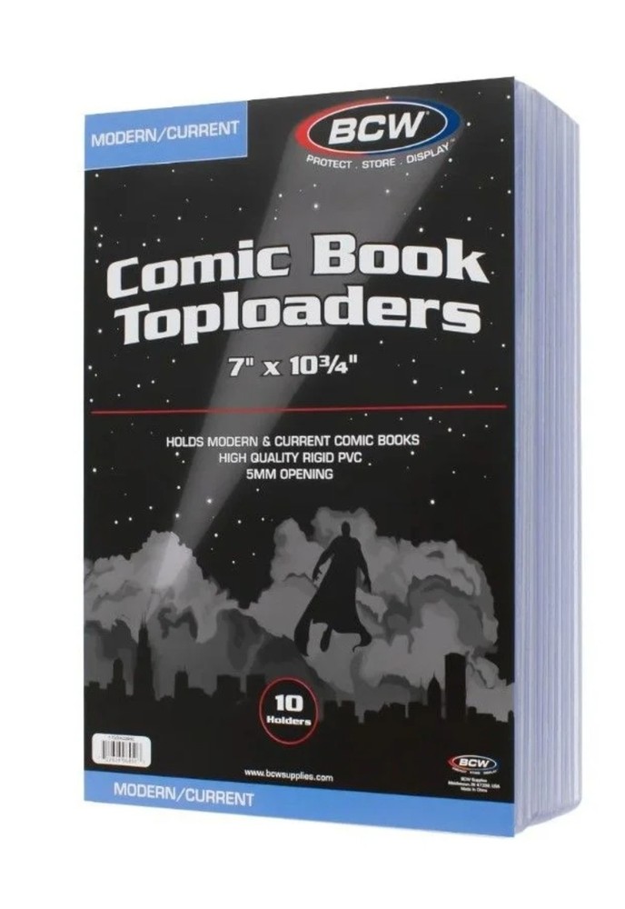 1 Comic Book Top Loader for 1 Comic - Hard Sleeves Holder