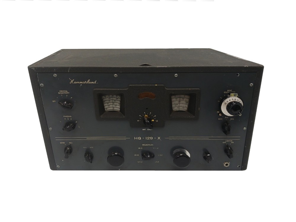 Hammarlund HQ-129-X Post-WWII General Coverage Communications Receiver - WORKS
