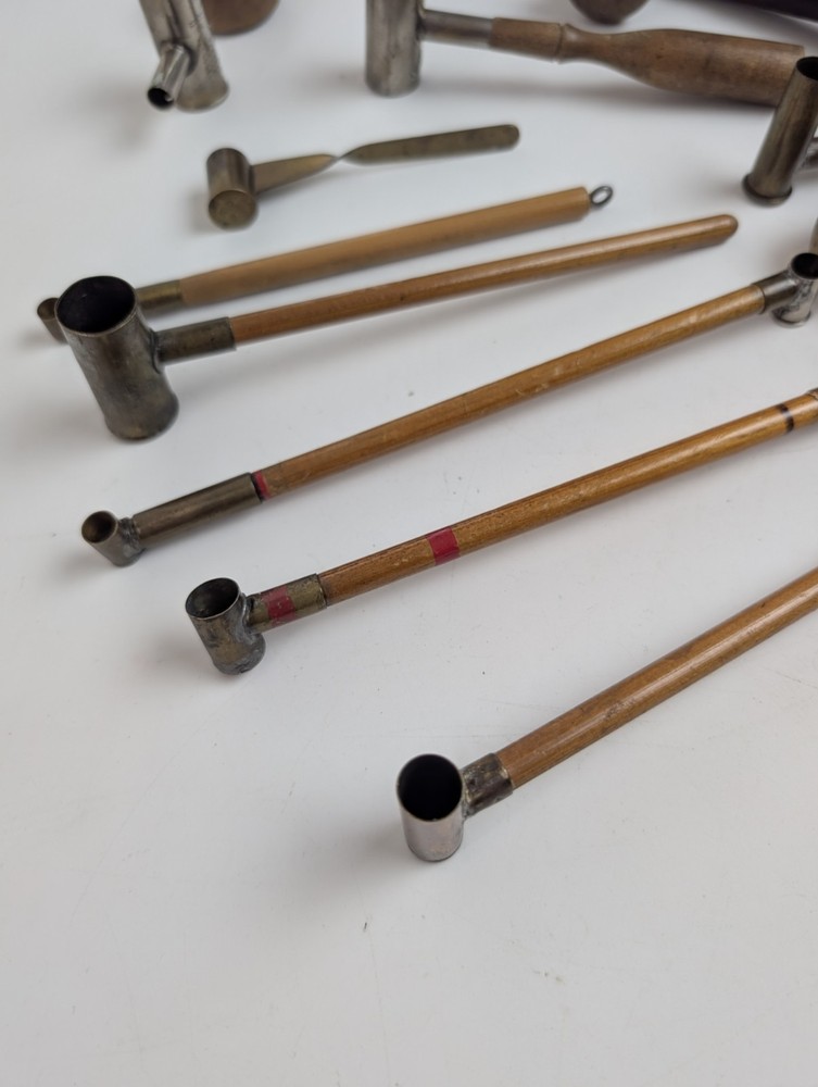 Antique black powder reloading / muzzleloading tool lot.