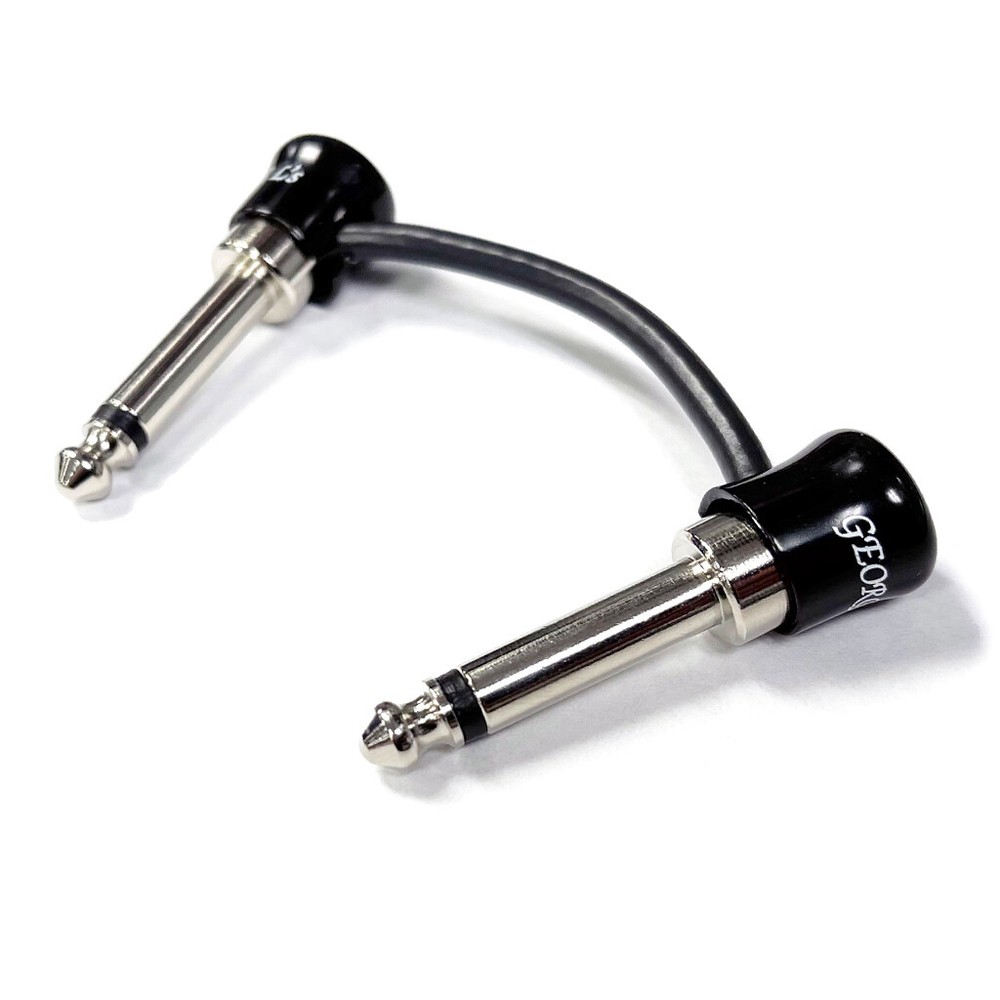 George L's .155 Right Angle Pedalboard Patch Cable | 2 Inch