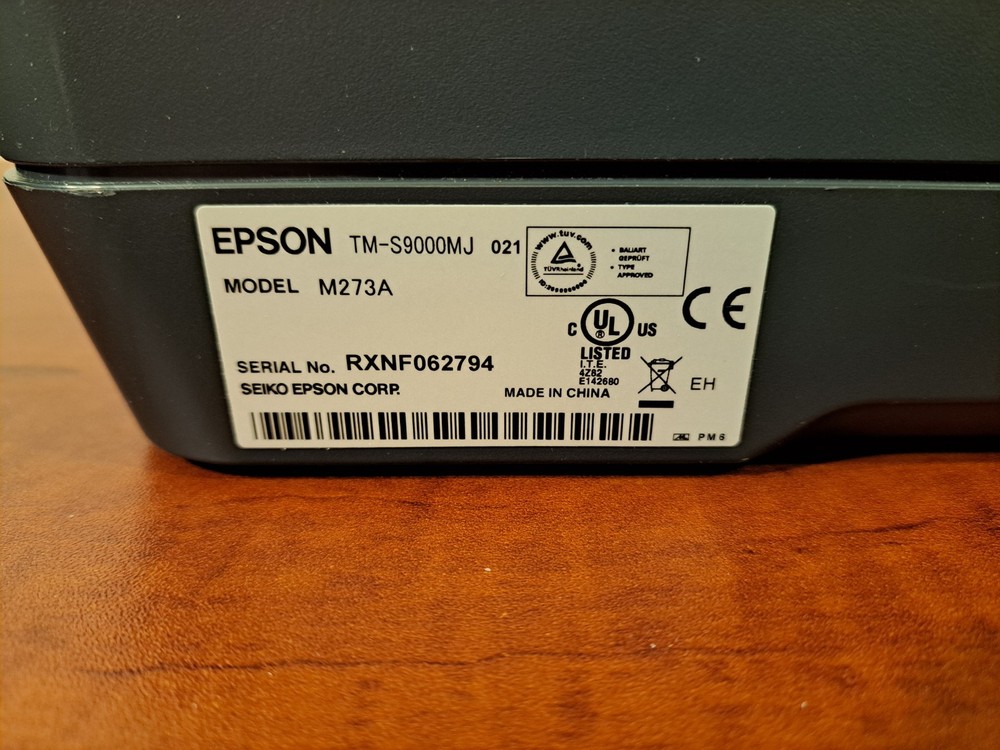 EPSON TM-S9000MJ M273A MULTIFUNCTION SCANNER RECEIPT PRINTER **READ** #4