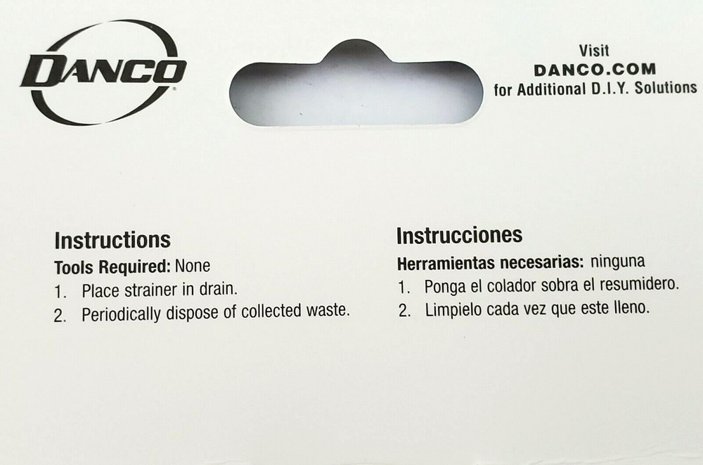 Danco 88820 Universal Bathroom Sink Strainer