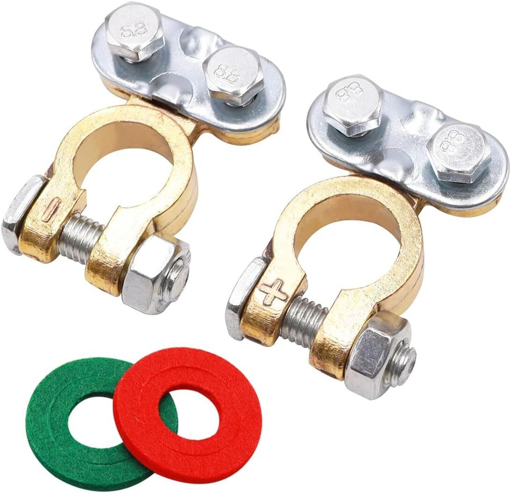 Tnisesm 1Pair Battery Terminal Set with 1Pair, Terminals
