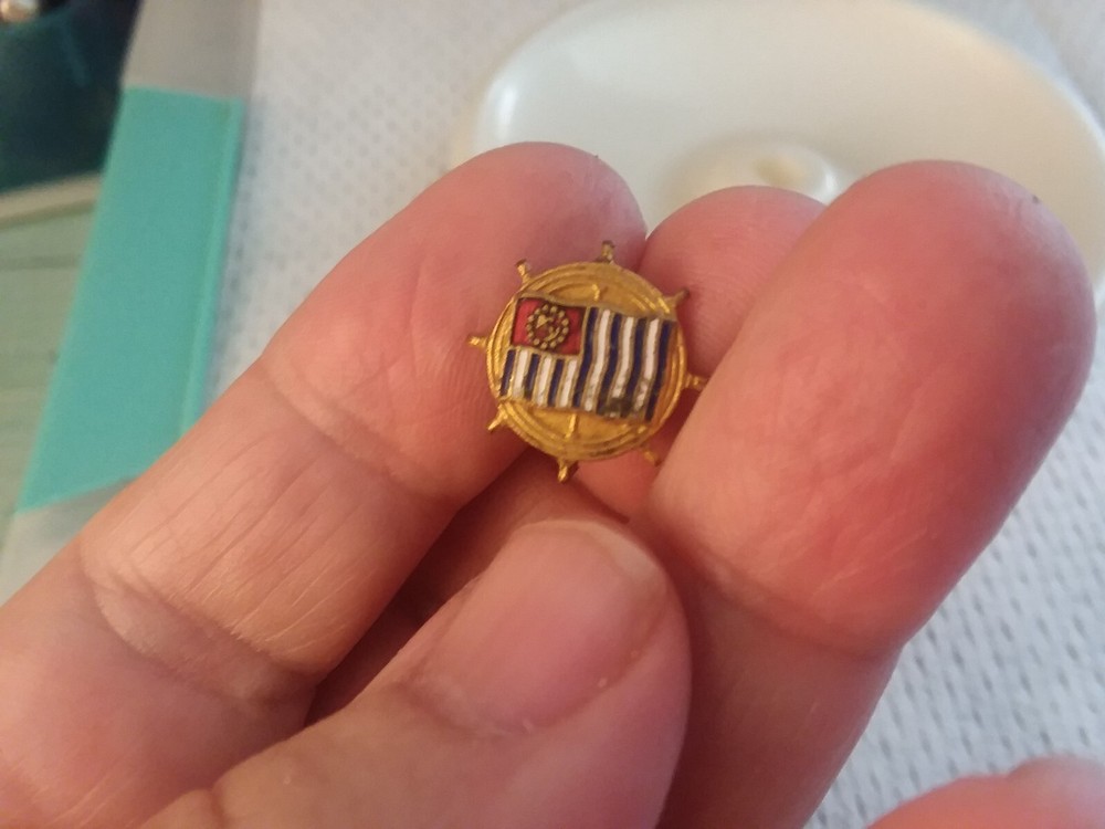 Antique Brass Nautical Pin