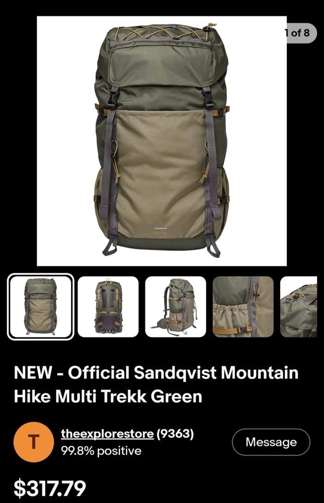 Backpacking Backpack 30L + 10L Sanqvist Mountain Hike