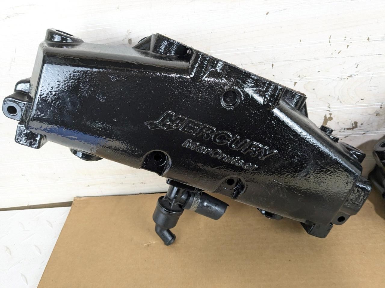 MerCruiser V8 Dry Joint Exhaust Manifolds & Risers PAIR 5.0L 5.7L 6.2L