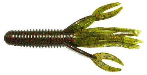 Big Bite Baits Craw Tube - Watermelon Red Flake