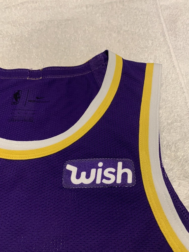 Nike Lakers Authentic Anthony Davis 2018-19’ Statement Jersey W/Wish Patch - 40