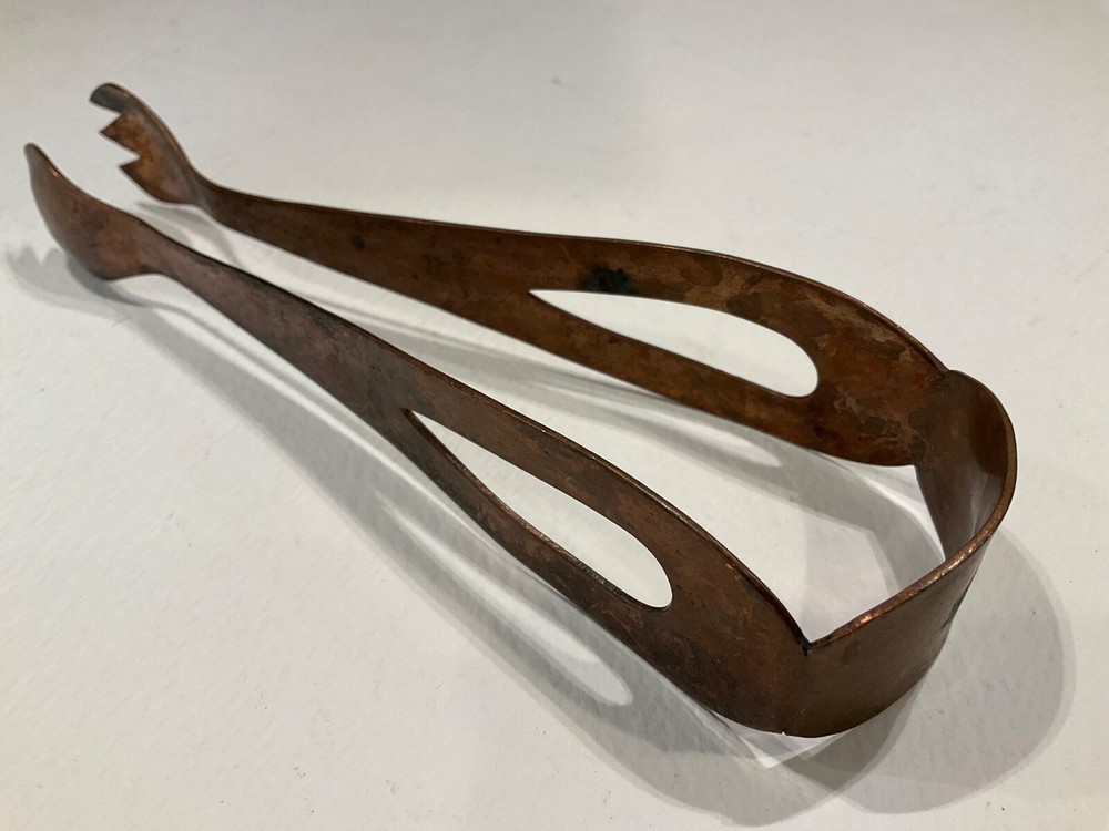Vintage Copper Ice Tongs