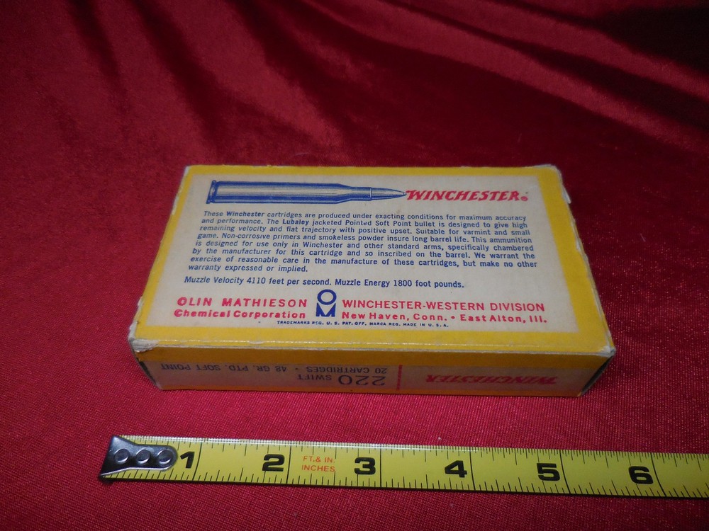 Winchester Super Speed .220 Swift - Empty