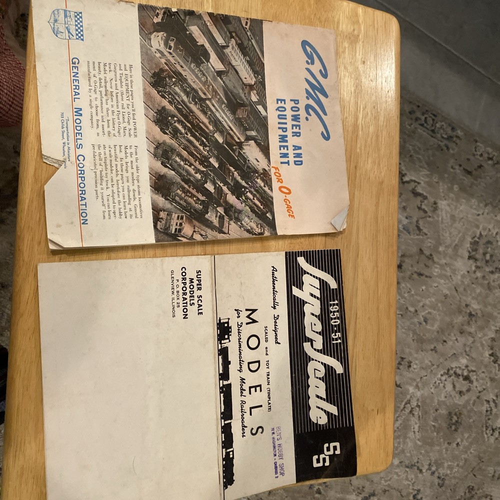Model Train Catalogs. x 2 1950-51