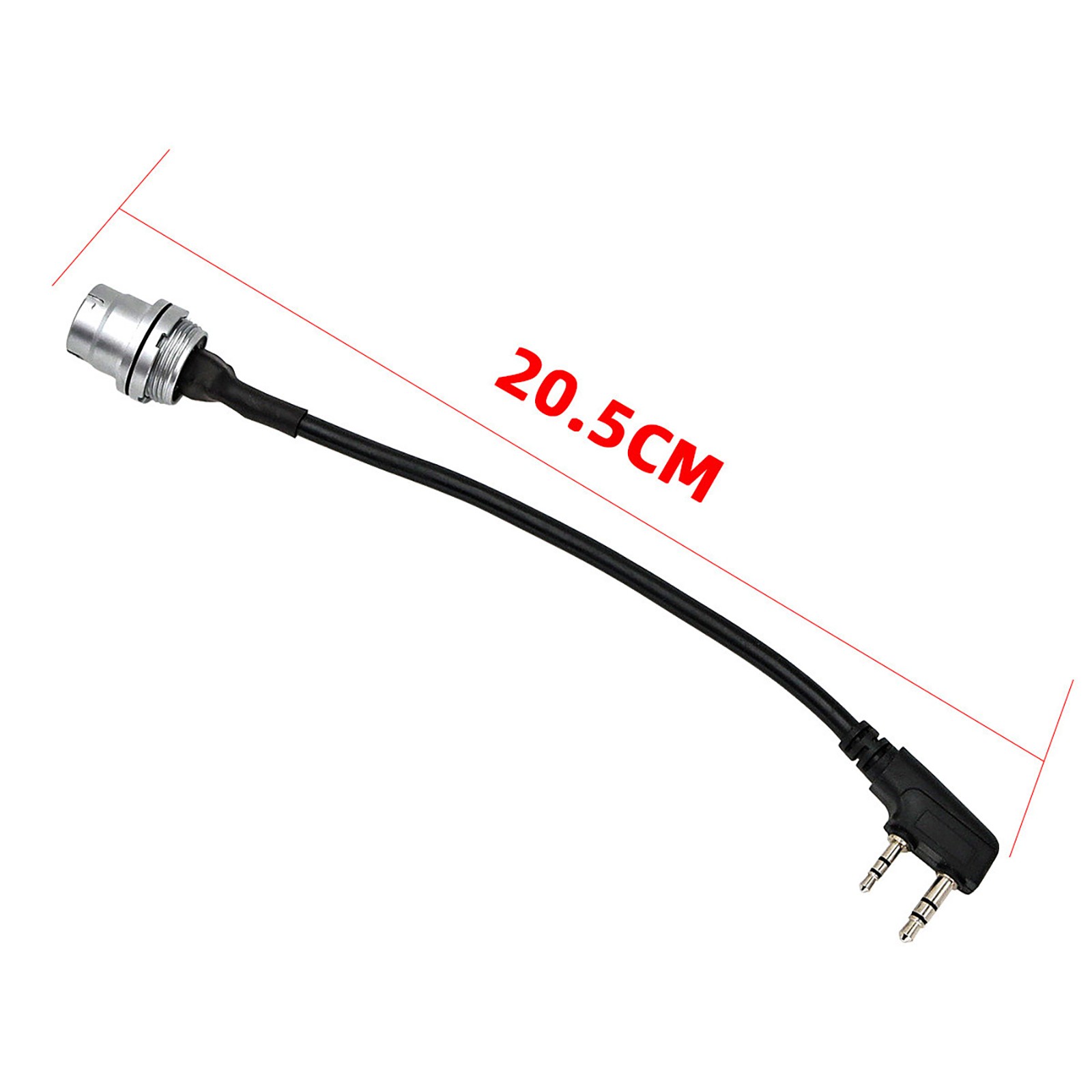 Plug to for Kenwood Socket Adapter 6Pin Cable for AN/PRC 148 152A Walkie-Talkie