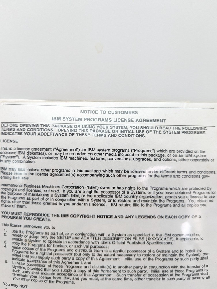 IBM Thinkpad Diskettes 755C/755Cs Utility Audio Vtg Computing 1994