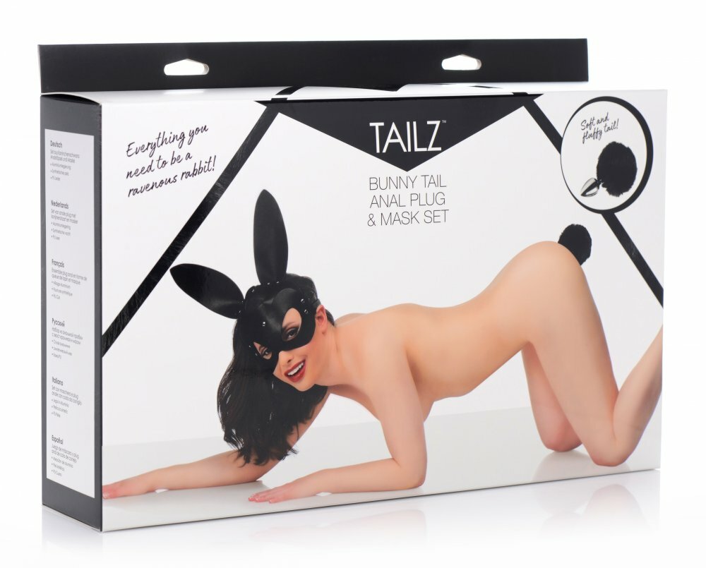 Tailz: Bunny Tail Anal Plug and Mask Set