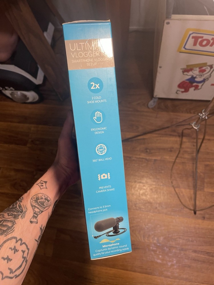 Bower Ultimate Vlogger Kit Smartphone Vlogging Setup - New Open Box