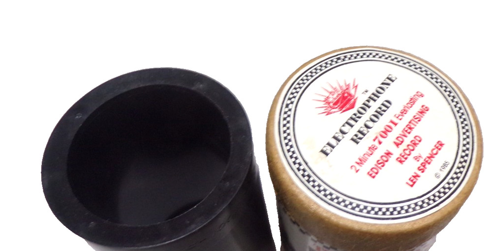 ELECTROPHONE CYLINDER PHONOGRAPH RECORD #7001 " EDISON ADVERTISING RECORD "