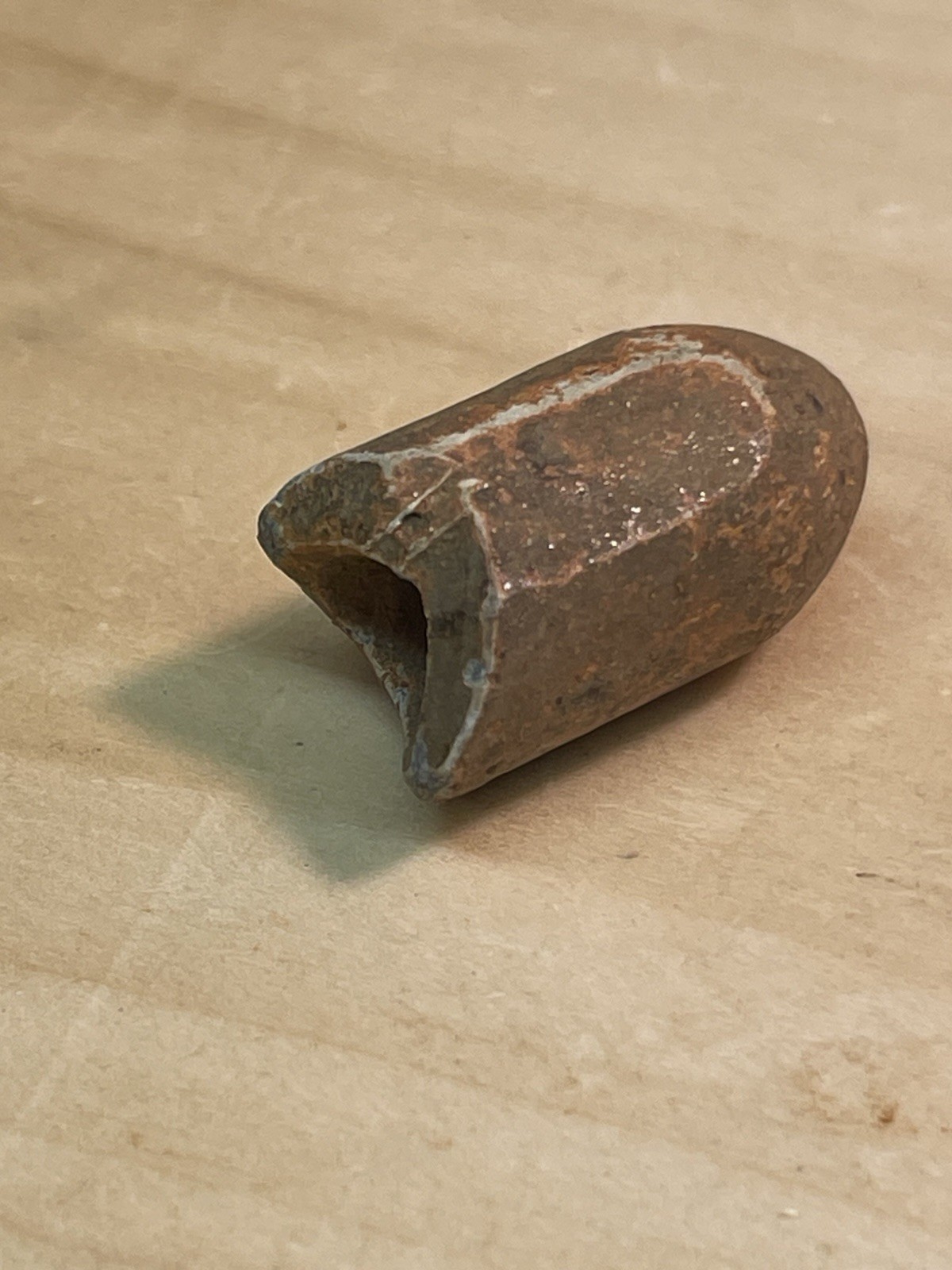 Three Dug Civil War Carved Bullets Camp Art Soldier Art Recovered From Dalton Ga