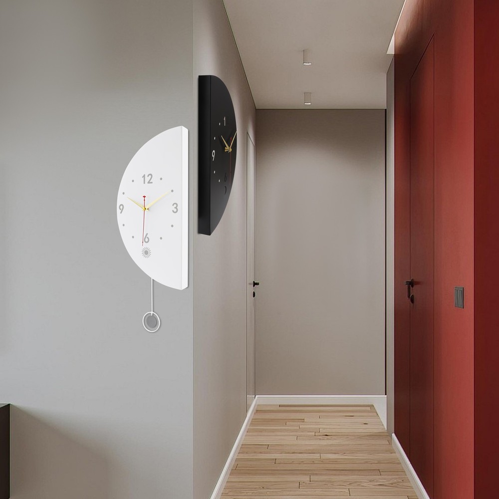 Wall Clock Decoration, Double-sided Corner Wall Clock, Modern Wall Clock