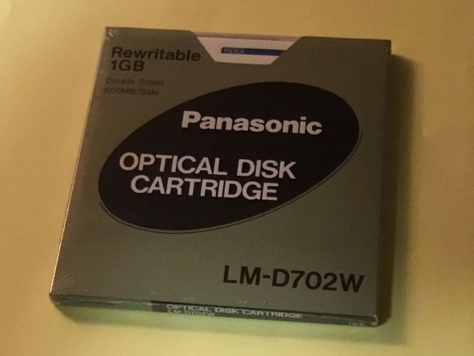 New Box of 5 Panasonic LM-D702W Rewritable 1GB Magneto Optical Disks 2 Sided