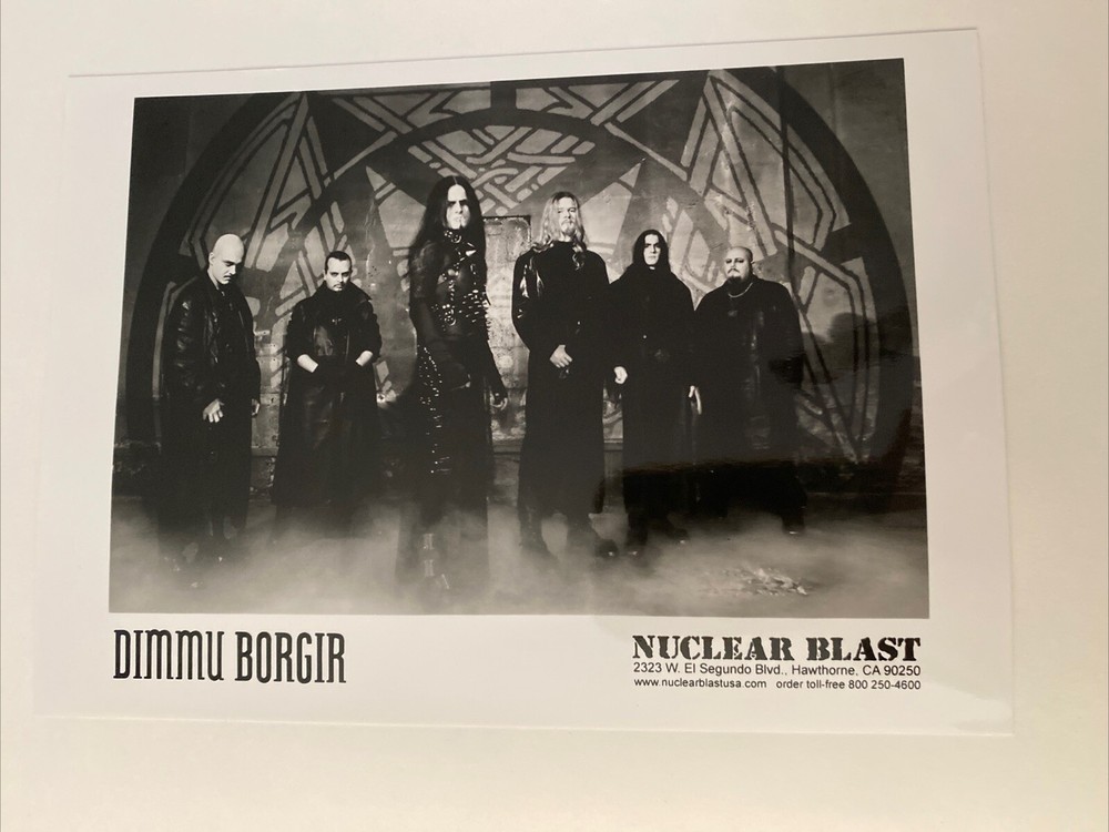 Dimmu Borgir Press Photo 5x7”. See Description.