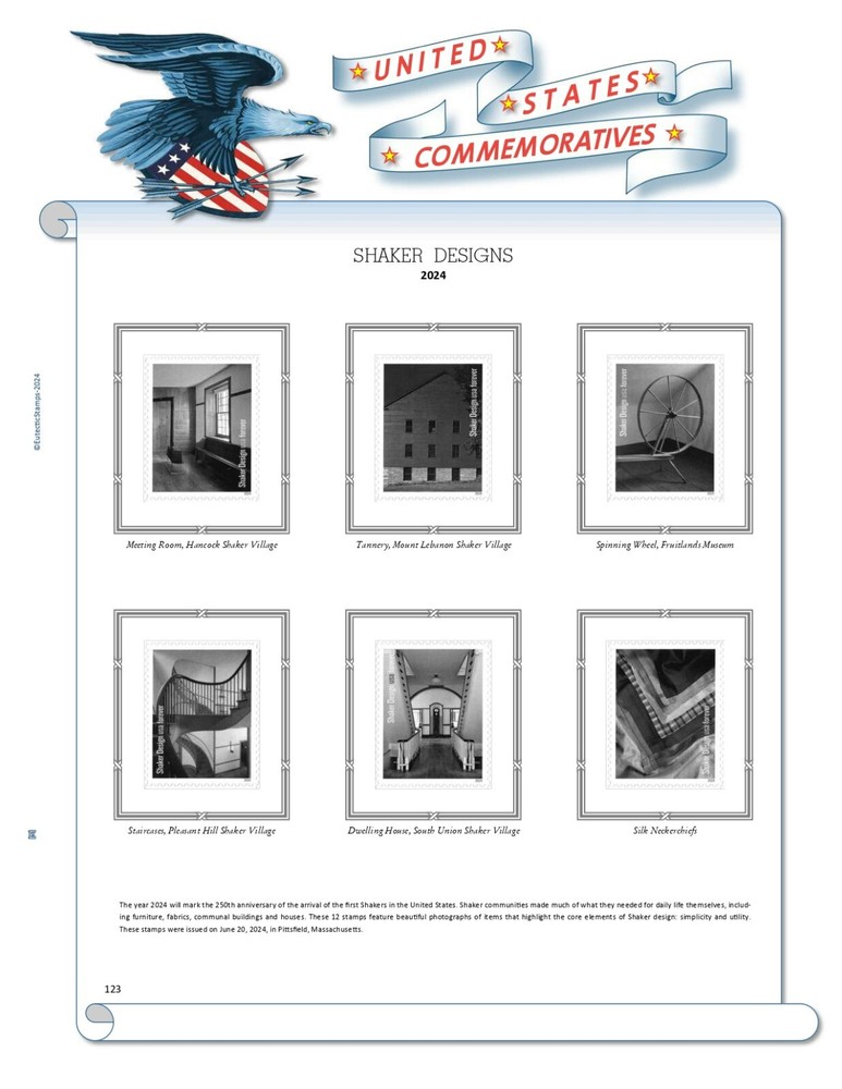 2024 U.S. Commemorative Singles COMPLETE Supplement (White Ace Alternative)