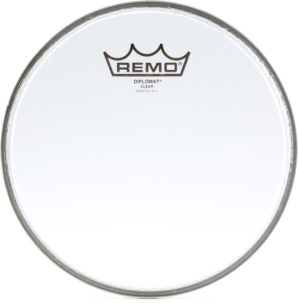 Remo Diplomat Clear Drumhead - 8 inch (2-pack) Bundle