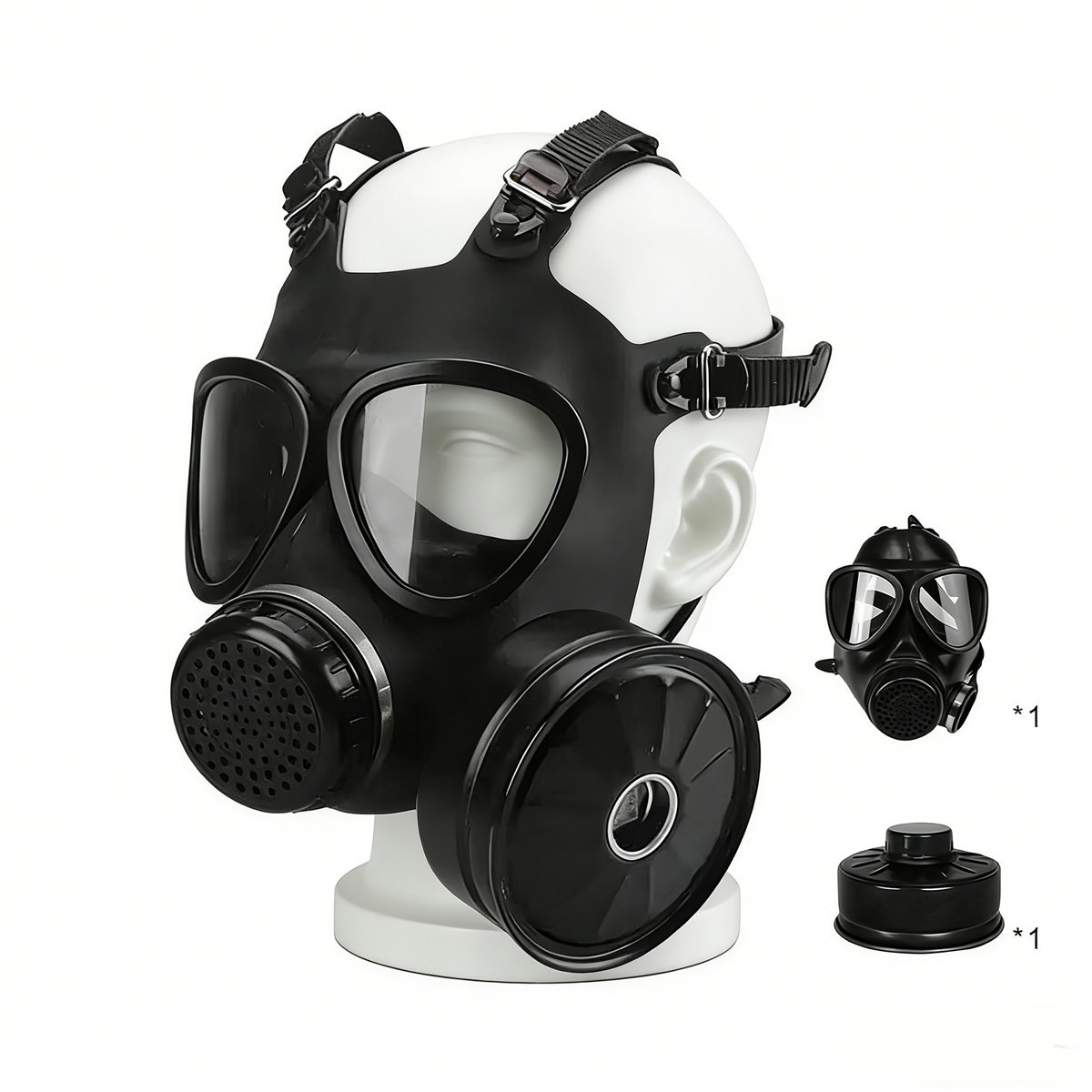 Gas Masks Survival Nuclear and Chemical, Gas Mask with 40mm Activated Carbon