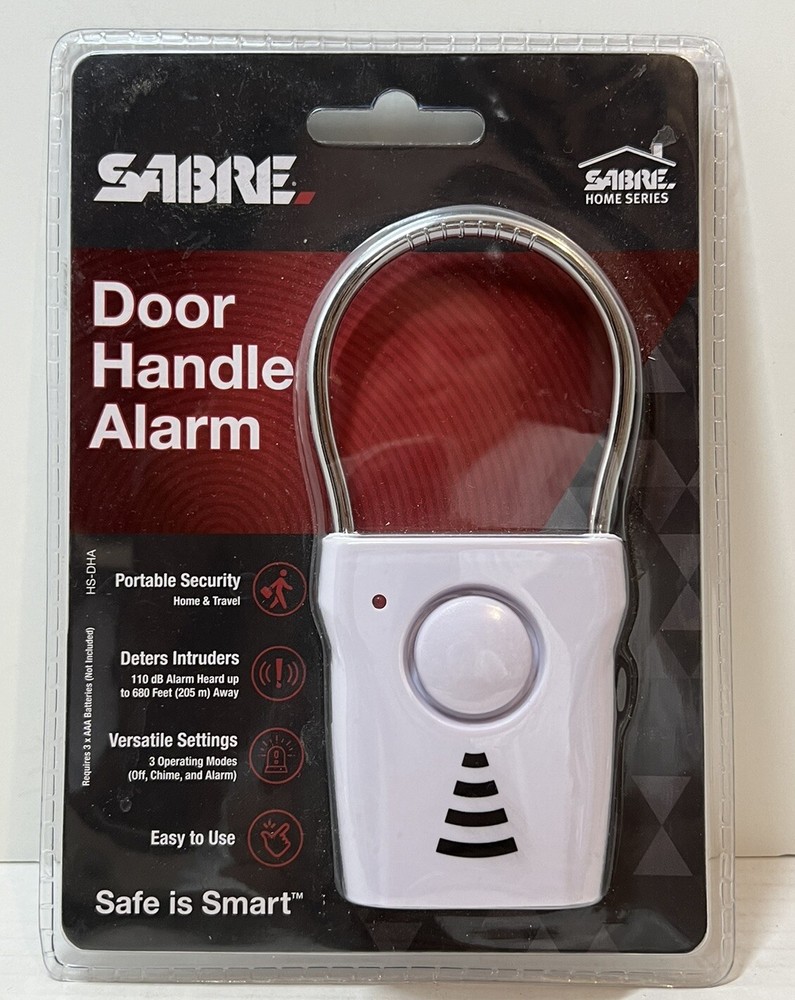 Sabre HS-DHA Door Handle Security Alarm - White