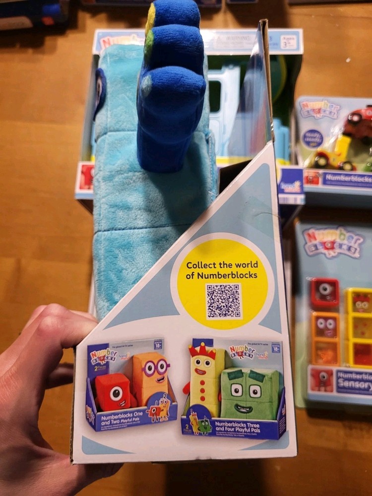 LOT 5 Number Blocks Sing Along MathLink Sensory Vehicles Counting Math Bus Set