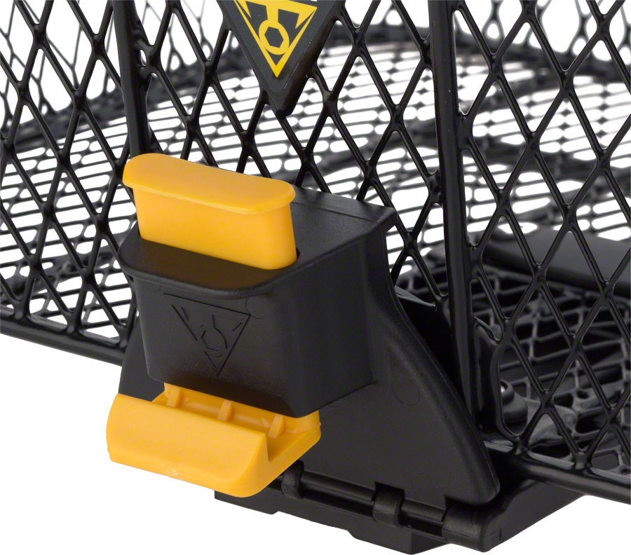 Topeak MTX Rear Bike Basket - Heavy-Duty Steel Welded Wire Rack with QuickTrack