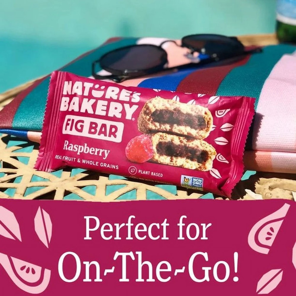 Nature’s Bakery Raspberry Fig Bars 2 oz Twin Packs 18 Count Box
