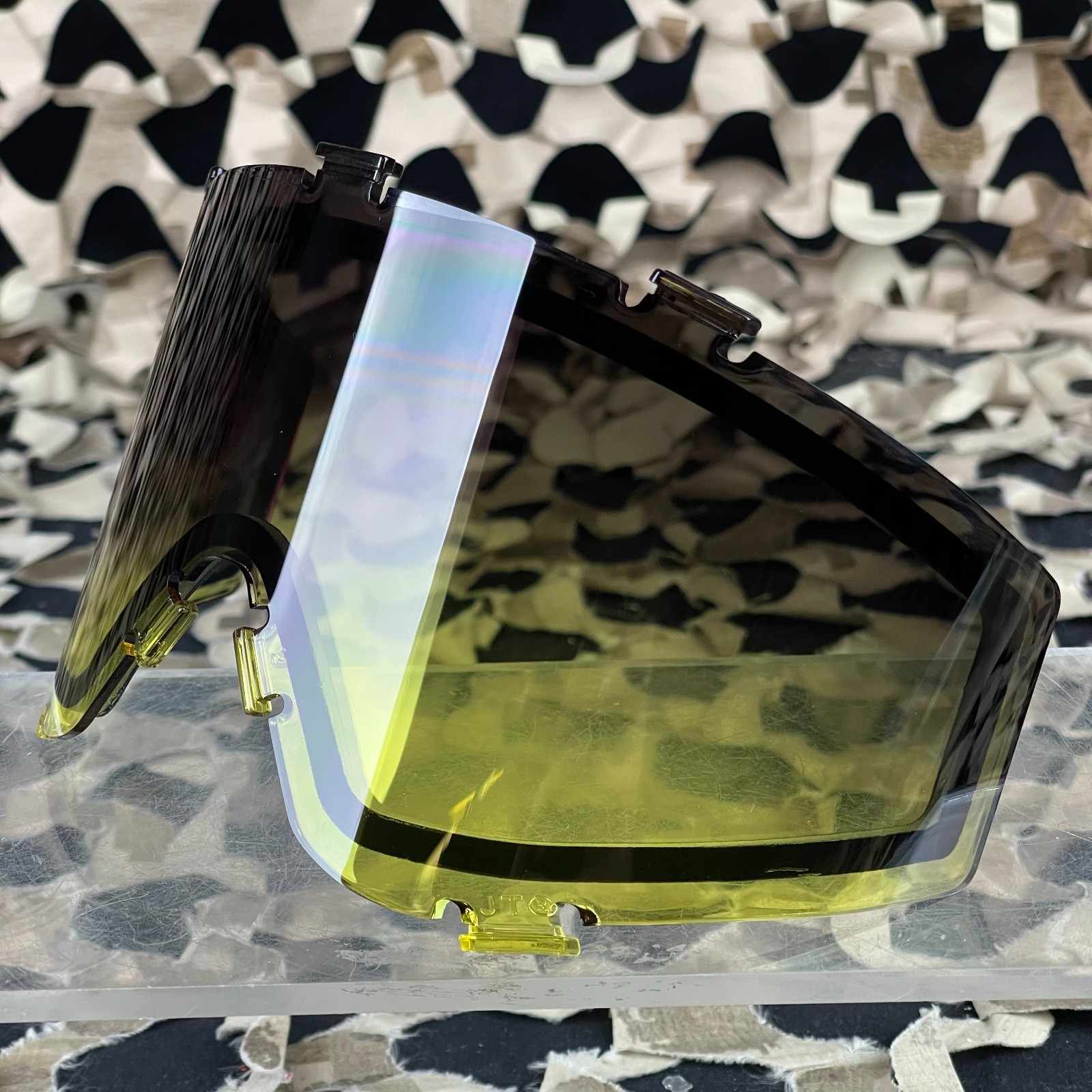 NEW JT Flex 8/Premise/ProFlex/Spectra Thermal Mask Lens - Smoke/Yellow Fade