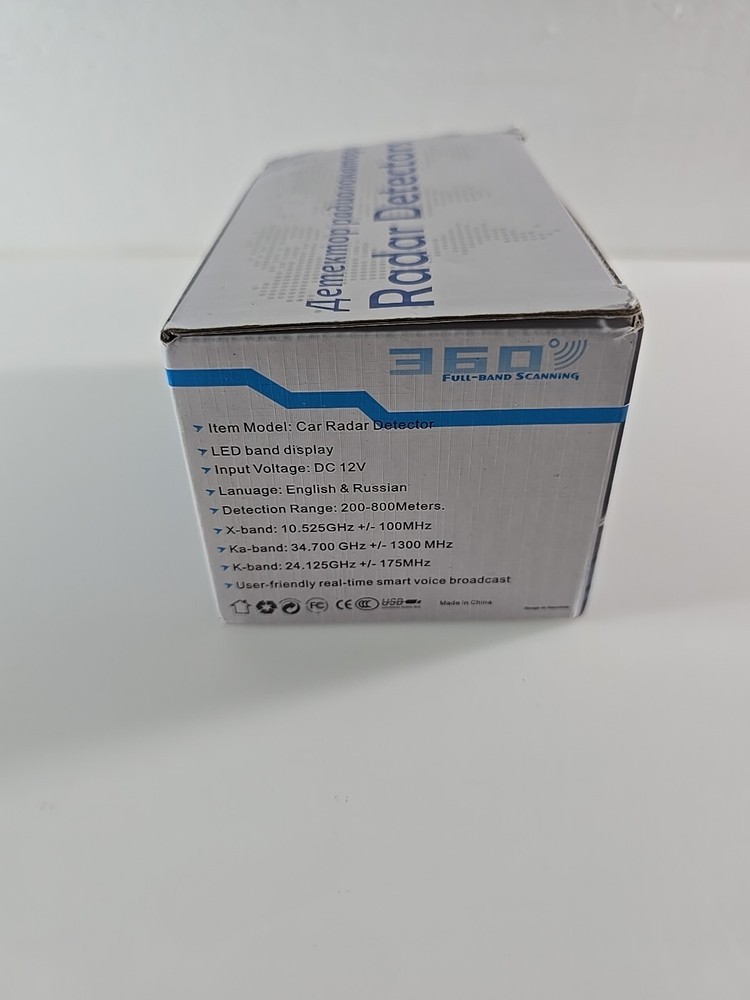 Global Position System Radar Detector 360