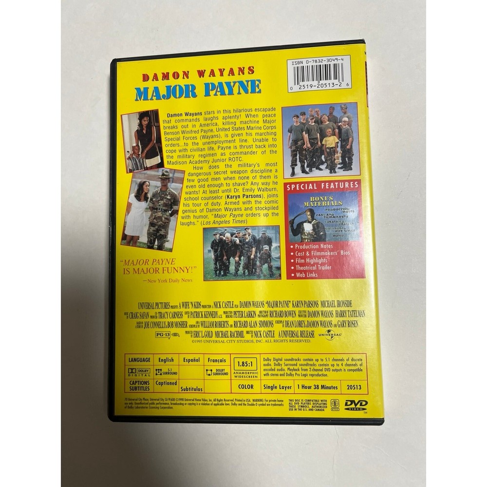 Major Payne DVD