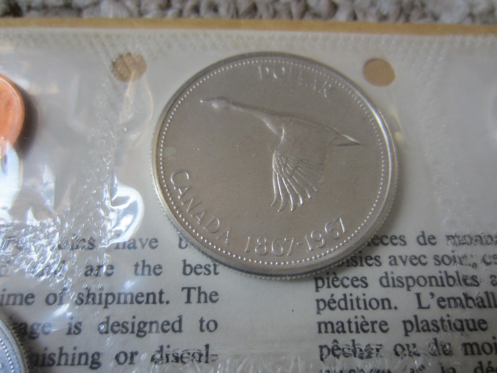 1967 Canada Silver PL Set. Original Mint Packing UNC RJ