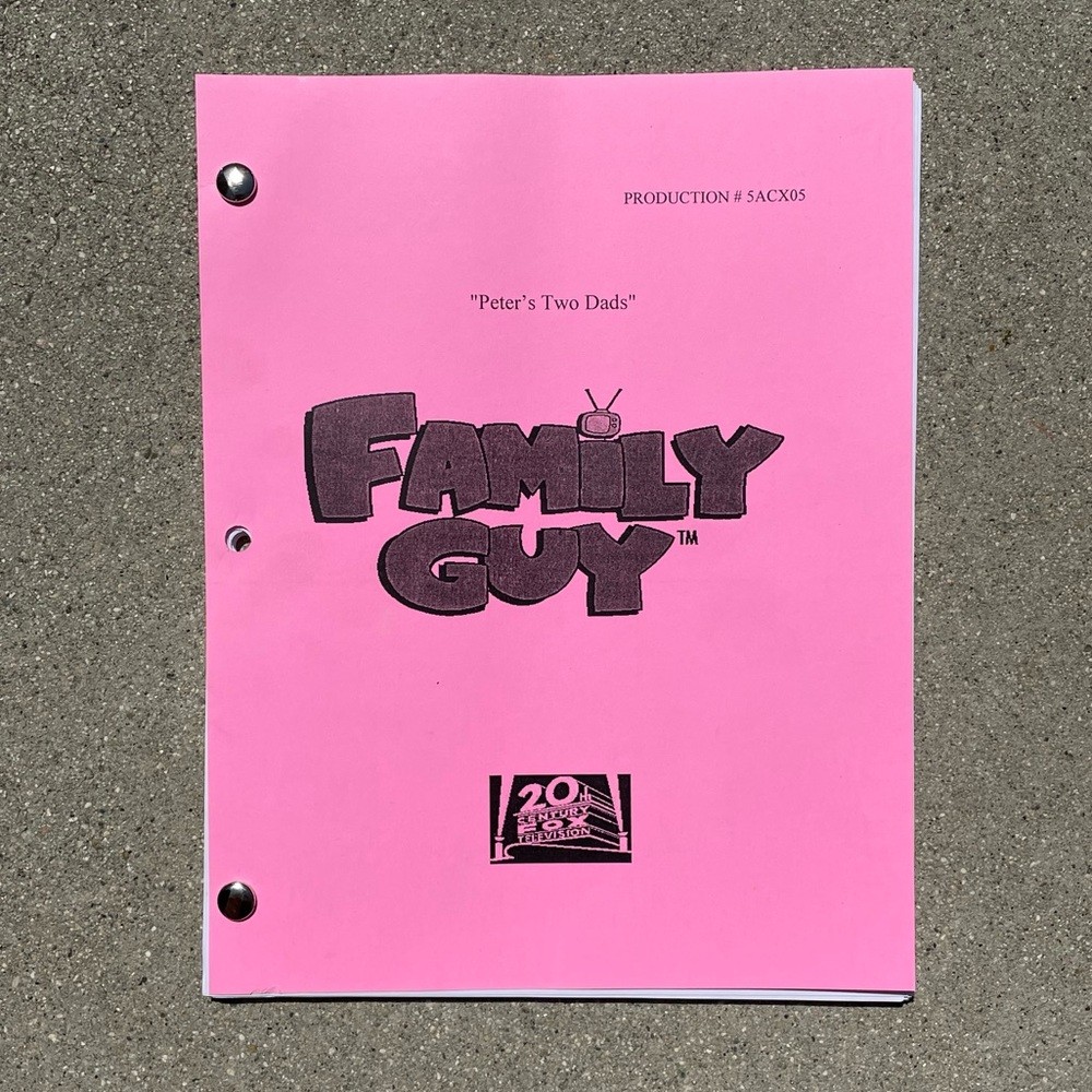 Family Guy SET 2006 Production Used Table Draft Scripts w/ Written Casting Notes