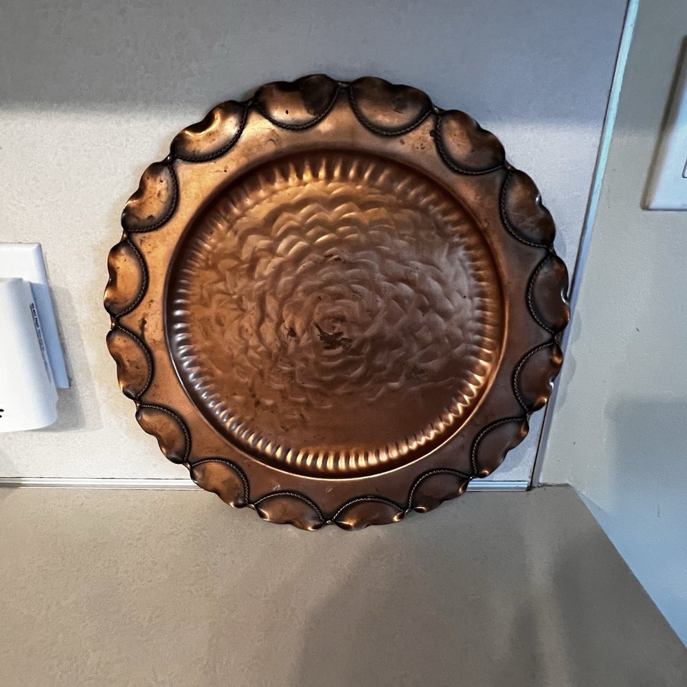 gregorian solid copper Round 13.5” Tray Wire Trim