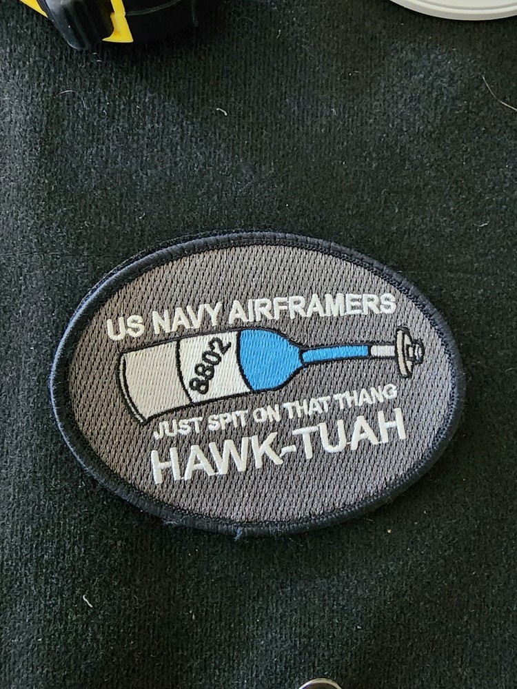 Hawk TUAH US NAVY Airframes 8802 Morale Patch