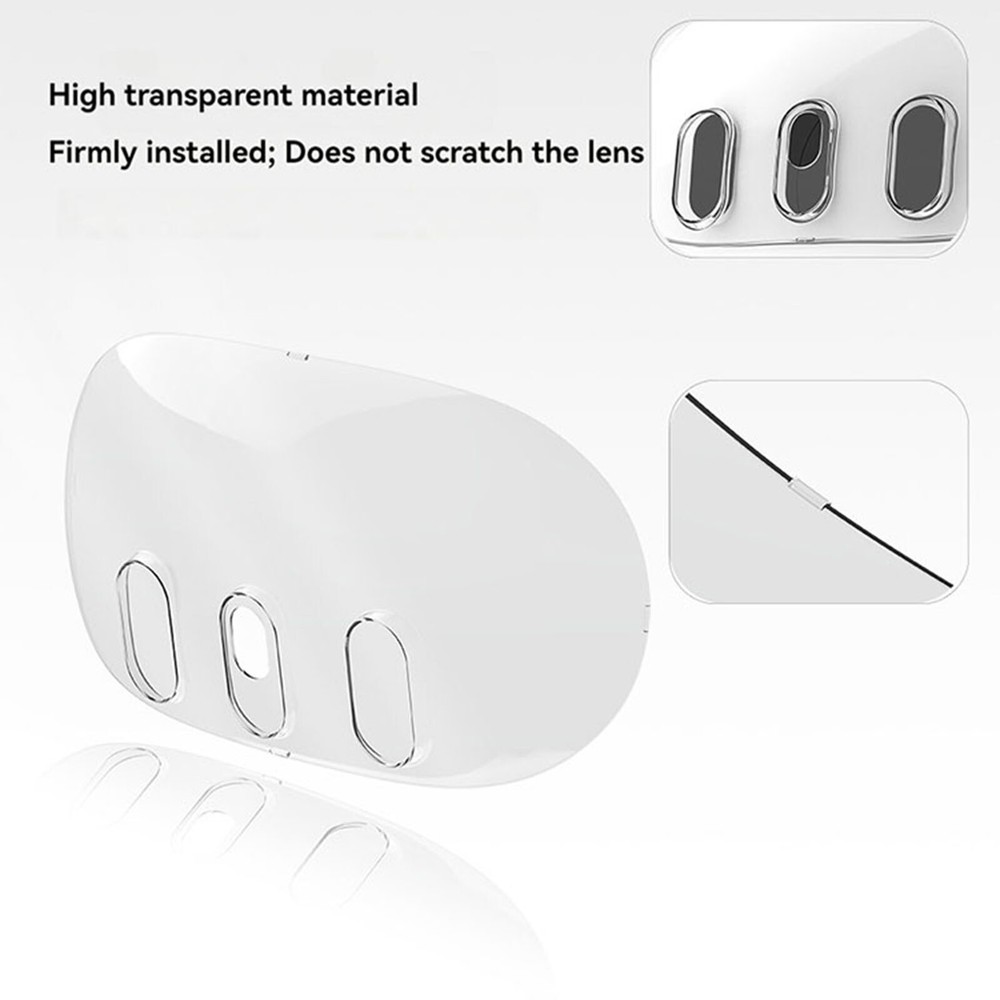 Transparent PC Front Shell Lens Protective Cover VR Accessories for Quest3