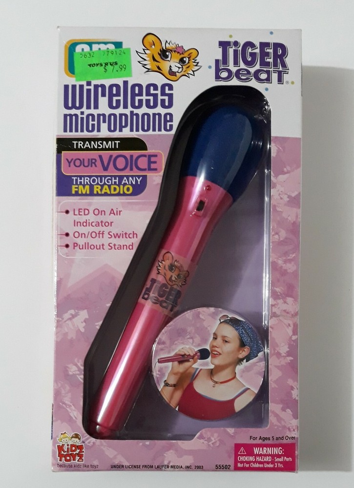 Vintage Tiger Beat FM Wireless Microphone