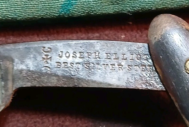 5 Antique Straight Razors With Sharpening Stone