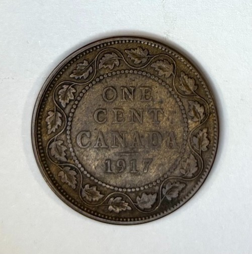 1917 Canada Large Cent Woody (Improper Alloy) KM#21