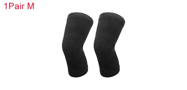 Comfortable Knee Pads Medium Size Black 1 Pair