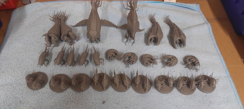 Hive Fleet Full battlefleet, Grimdark future, OPR warfleet.