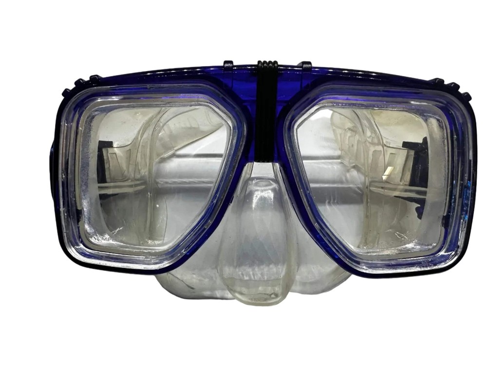 Vintage Seadive Dive Mask with Hard Case Blue Scuba Diving