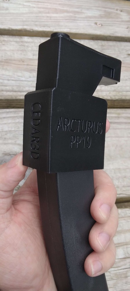 Arcturus PP19 Airsoft AEG Odin Speedloader Adapter (Black)