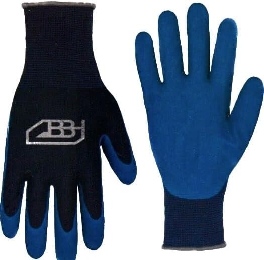 BBH Work Gloves Latex Foam Coated, 10 Pairs