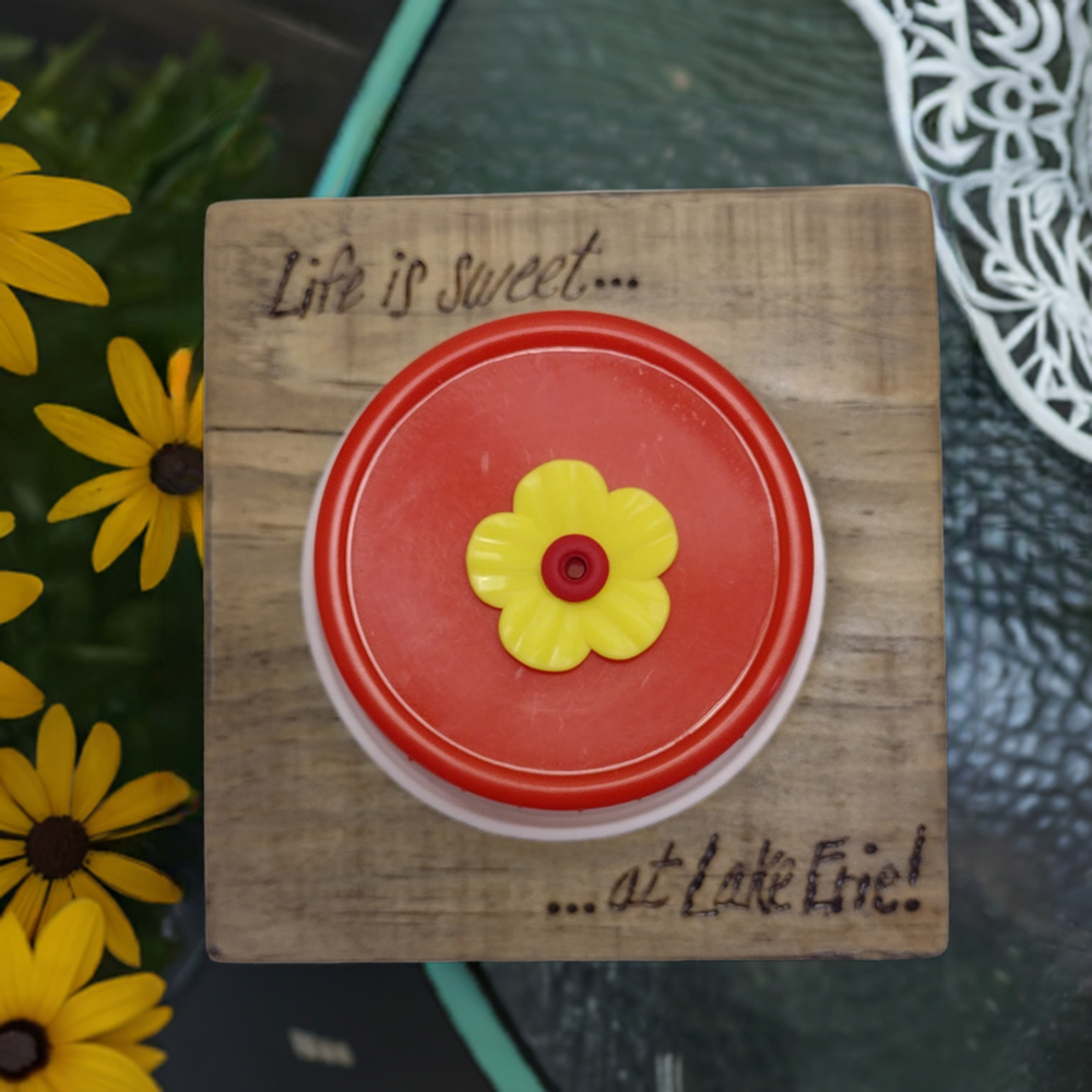 Tabletop Hummingbird Feeder - Customized Gift - 4oz - Easy To Clean!