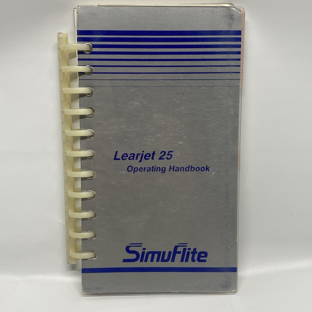 LearJet 24 Operating Handbook SimuFlite